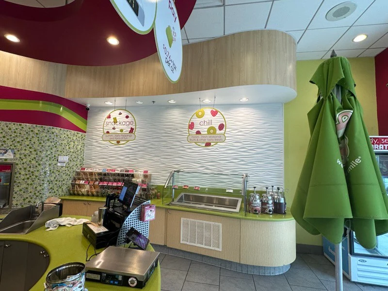 Commercial office wallpaper installation in Midtown Atlanta