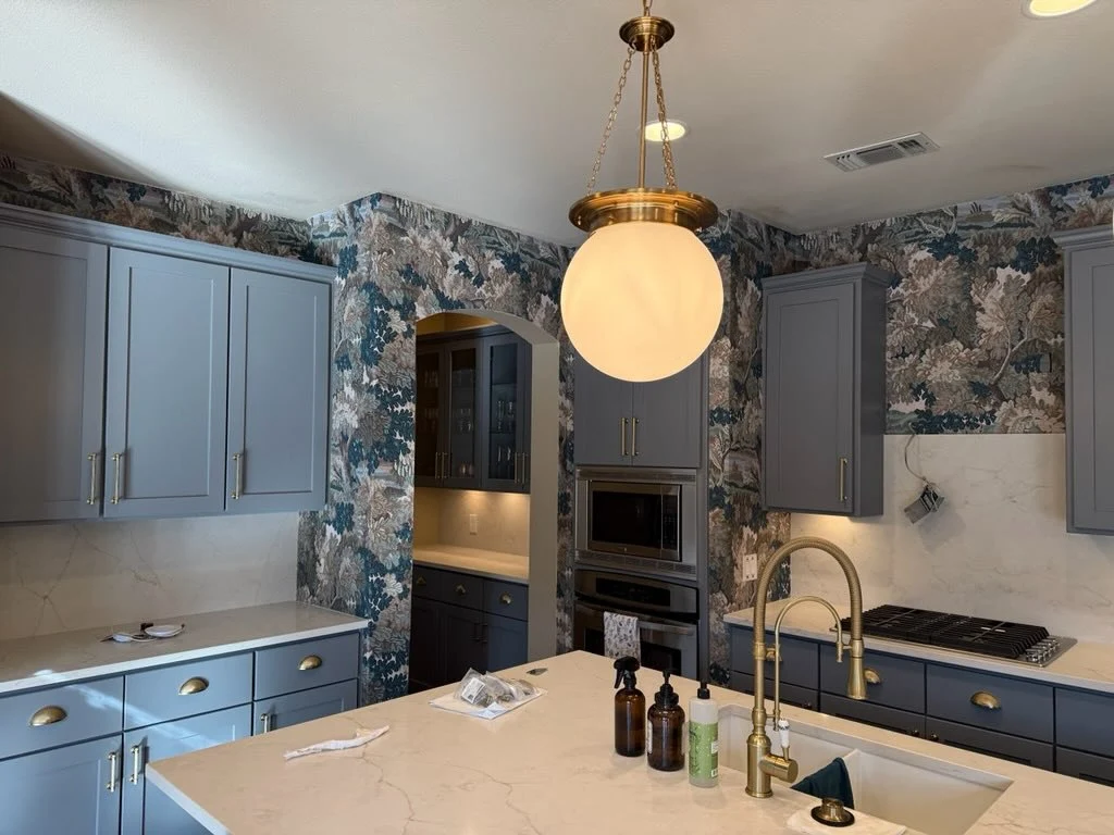 Forsyth Wallpaper Installations in Druid Hills, Atlanta